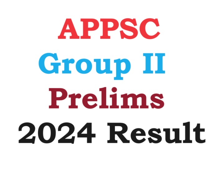 APPSC Group II Prelims 2024 Result