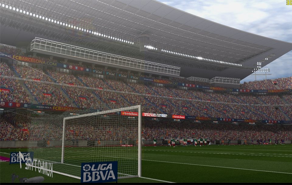 ultigamerz: PES 6 Camp Nou (FC Barcelona) Stadium 2016-17 HD