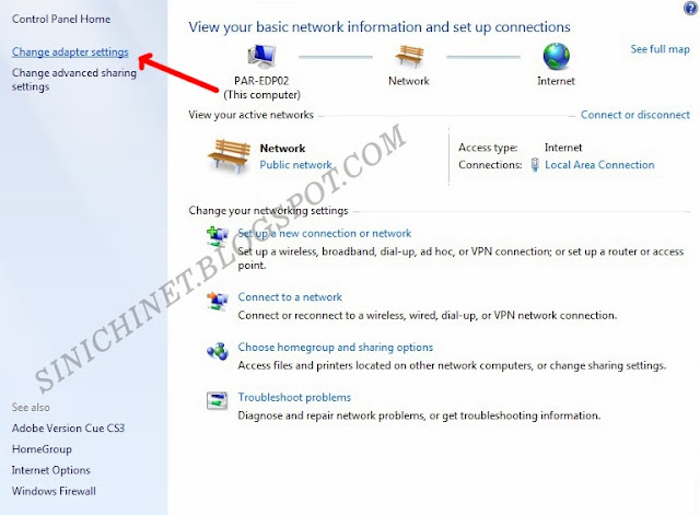  Sebenarnya cara yang dipakai sama dengan cara yang dipakai di  CARA SETTING IP DI WINDOWS 7