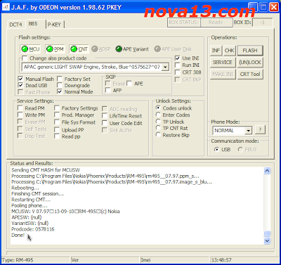 Cara Flash Hp Nokia Dengan JAF Via USB