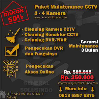  Jasa Maintenace CCTV Sidoarjo