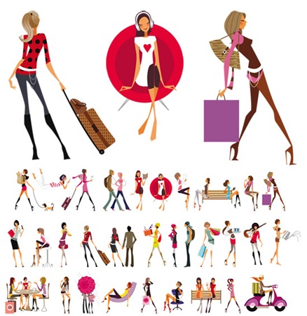 glamourgirls_vectors
