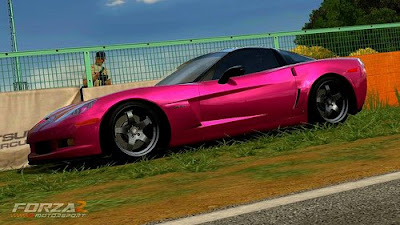 Pink Corvette