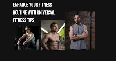 Universal Fitness Tips - An image depicting various fitness activities and healthy lifestyle choices, symbolizing the universal nature of fitness tips and their applicability to individuals of all ages and fitness levels.