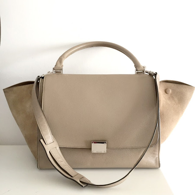 Sac Celine Trapeze beige 