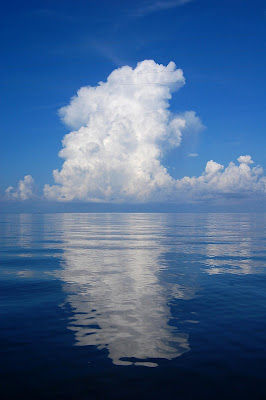 Thunderhead over Gulf Coast bay