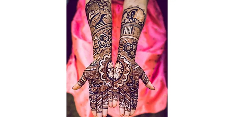 হাতের তালুর মেহেদি ডিজাইন । Mehendi Deisgn Hater Talur