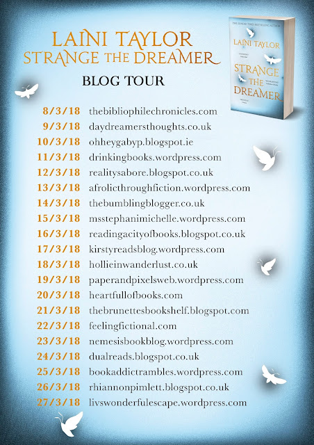 Book Tour: Strange the Dreamer by Laini Taylor | Hollie in Wanderlust | Book Blogger