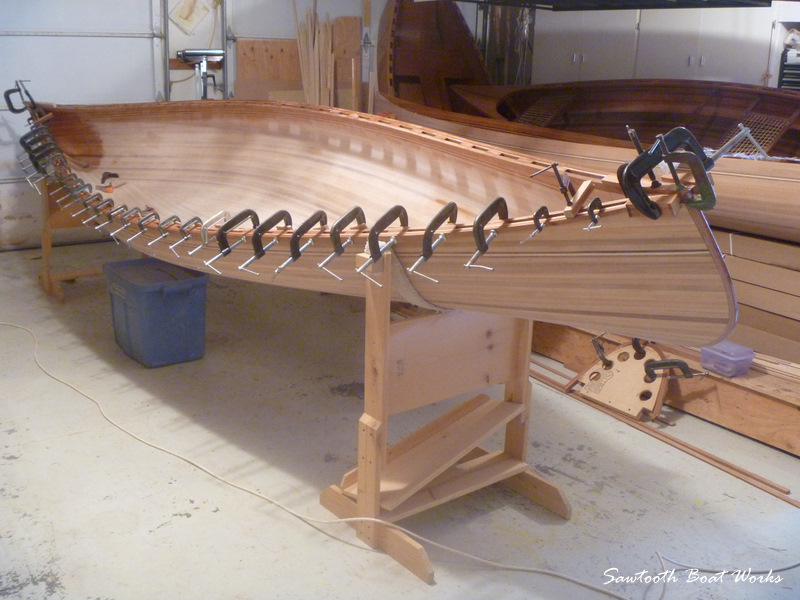 Sawtooth Boat Works: Installing the Gunwales