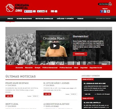 NACE UN NUEVO ESPACIO EN LA WEB: CRUZADA RADICAL