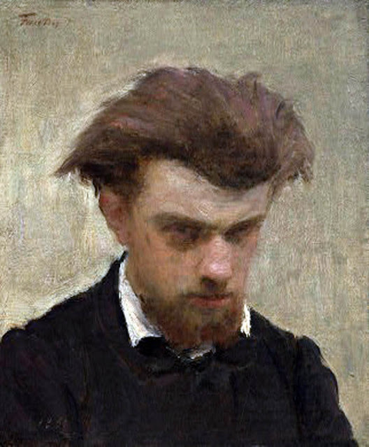 Henri Fantin-Latour, Self Portrait, Portraits of Painters, Fine arts, Henri Fantin Latour