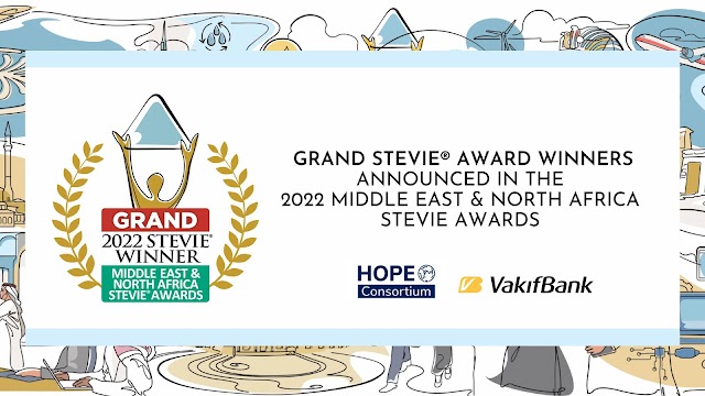 الإعلان عن الفائزين بالجائزة الكبرى ضمن جوائز Stevie Awards ستيفي الشرق الأوسط وشمال أفريقيا ٢٠٢۲