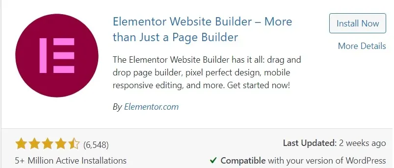 Elementor Plugin