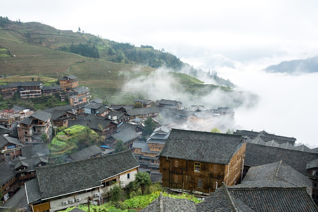 Guilin, rýžové terasy, Ping´an