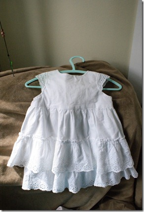 white dress 6-9mos