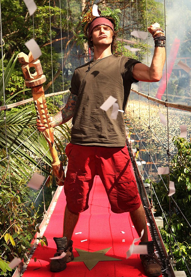 McFly bassist Dougie Poynter has been crowned the king of the jungle on the