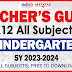 KINDERGARTEN TEACHER'S GUIDE (TG) SY 2023-2024 Free to Download
