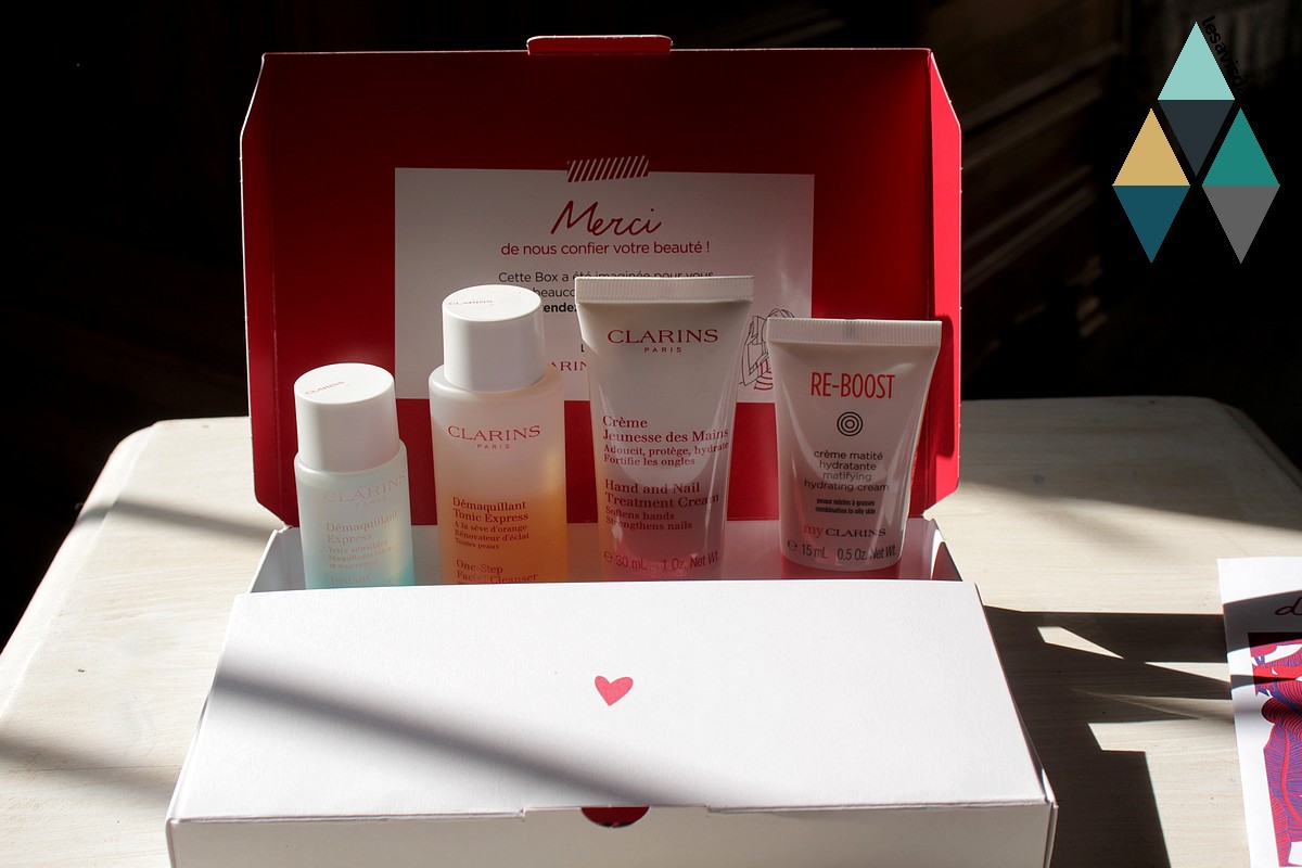 avis et test beauté box clarins unlimited