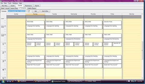 Drews LP Sched