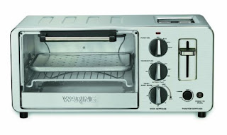 Waring Pro WTO150 4-Slice Toaster Oven with Built-In 2-Slice Toaster