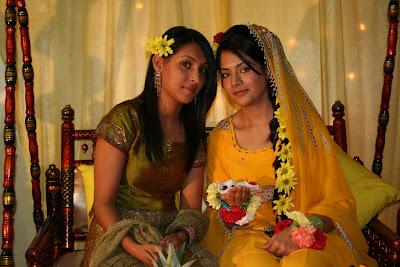 Pakistani Bridal With Friend Picture