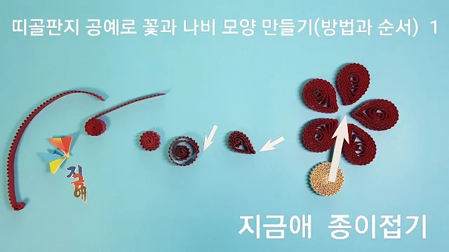 띠골지를 감는 기본 설명입니다.