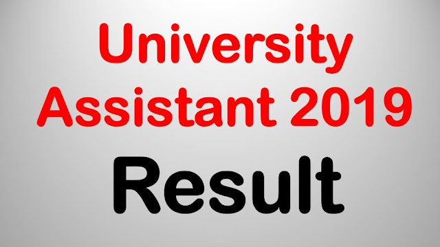 University Assistant 2019 - Result