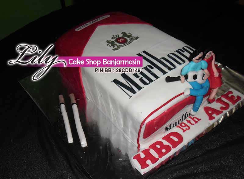 Lily Cake Shop Banjarmasin KUE ULTAH  BENTUK ROKOK