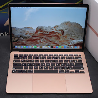 Jual Macbook Air M1 A2337 2020 13-Inch Rose Gold Fullset