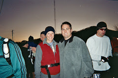 Patrick and me at the start of Black Mountain Marathon 2/07