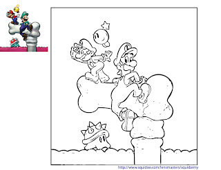 Mario Coloring Pages