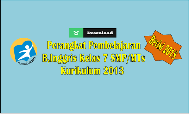 RPP Bahasa Inggris Kelas 7 SMP/MTs Kurikulum 2013