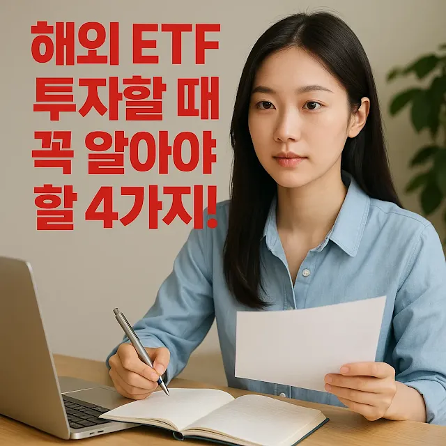 해외 ETF 투자할 때 꼭 알아야 할 4가지!