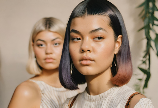 beyond basic: unique hairstyles to flaunt a round big face
