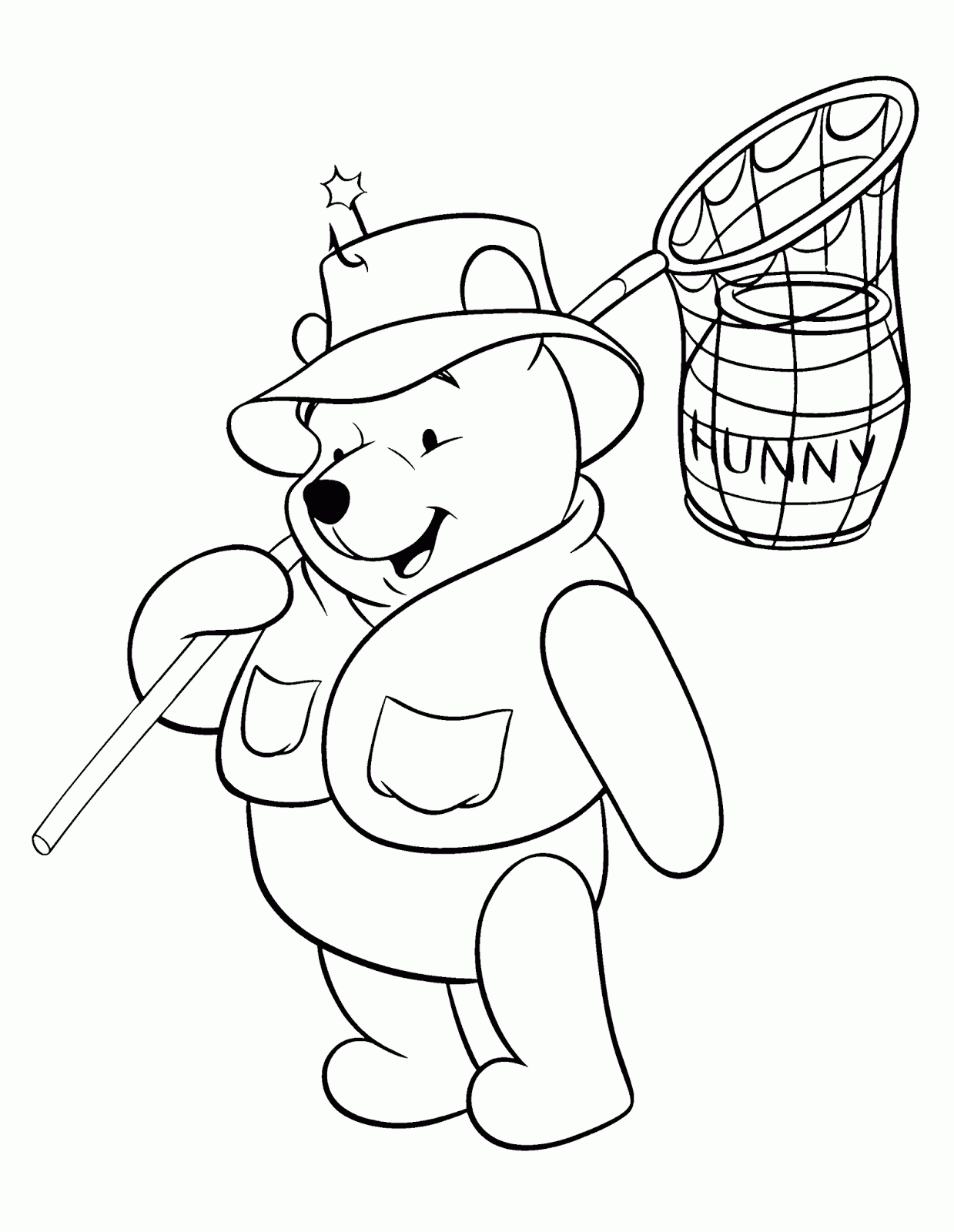 Download Coloring Pages: Winnie the Pooh and Friends Free Printable Coloring Pages