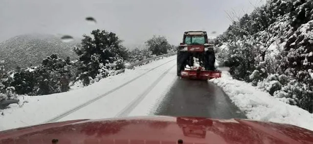 Άμεση επέμβαση του Δήμου Άργους Μυκηνών στο Κεφαλόβρυσο για το άνοιγμα του δρόμου