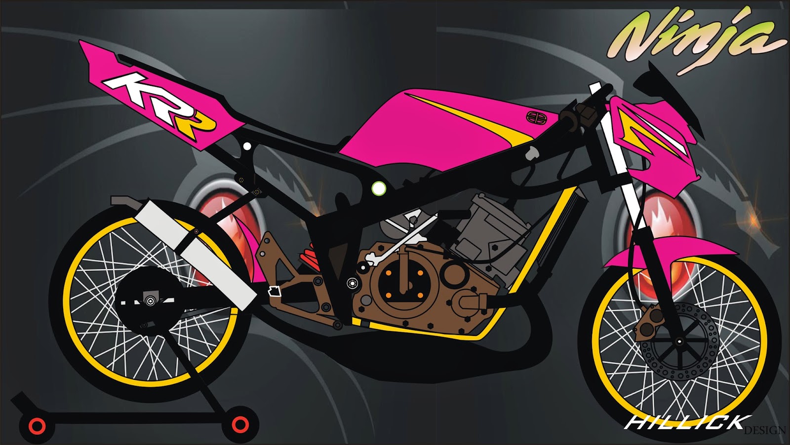 97 Gambar Motor Drag Coreldraw Terupdate Ranting Modifikasi