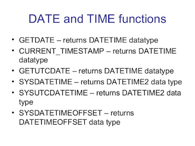 Difference between GETDATE() vs SYSDATETIME() vs GETUTCDATE() in SQL Server