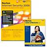 NORTON INTERNET SECURITY 2009 ANTIVIRUS FIREWALL 3 PCs