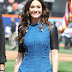 Emmy Rossum - Performs The National Anthem Attends The Novel York Mets' Opening Twenty-Four Hr Catamenia Game