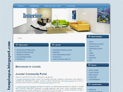 PWC023 Interior - шаблон для Joomla 1.5