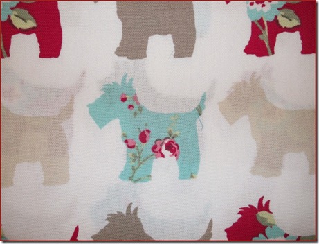 Scottie Dog Fabric