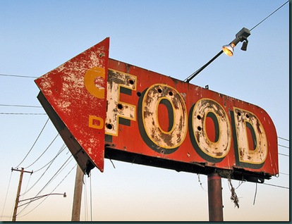 Food roadsign