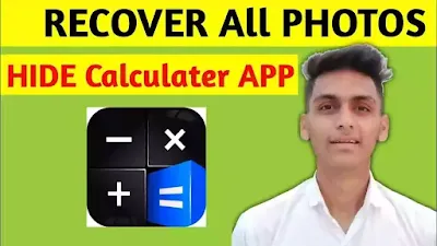 How To Recover Photos Calculator Hide App or Hidex Calculator Lock App