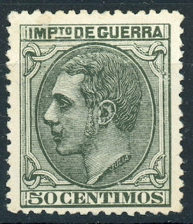 Spain 1879, King Alfonso Xii