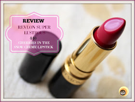 Revlon Super Lustrous Crème Lipstick - Cherries In The Snow 440: Review, Swatches & Photos