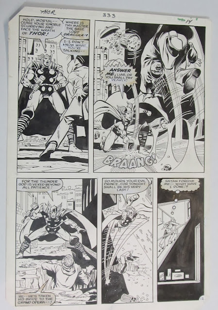Original art from The Mighty Thor, issue 33, p.14 from 1983