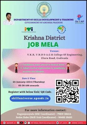 Krishna District Job Mela 2024