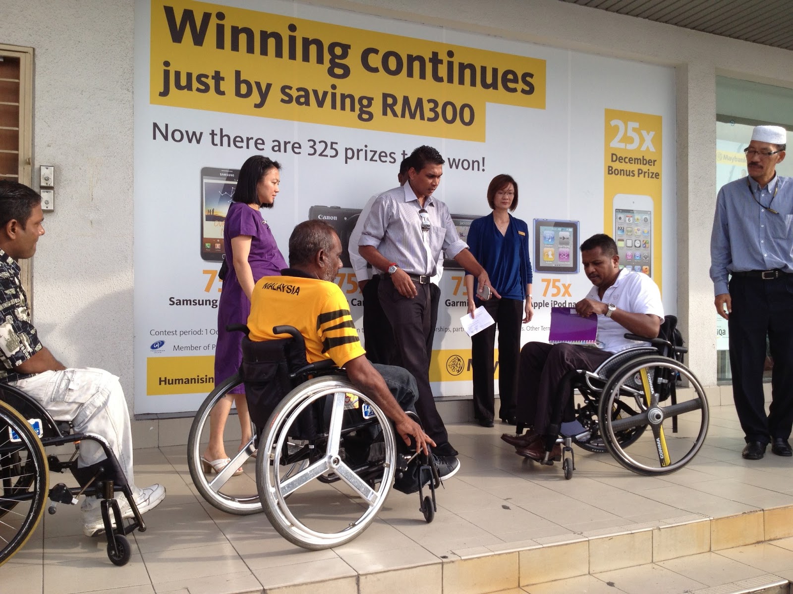 .: Another join CSR project by Maybank and Damai disabled ...