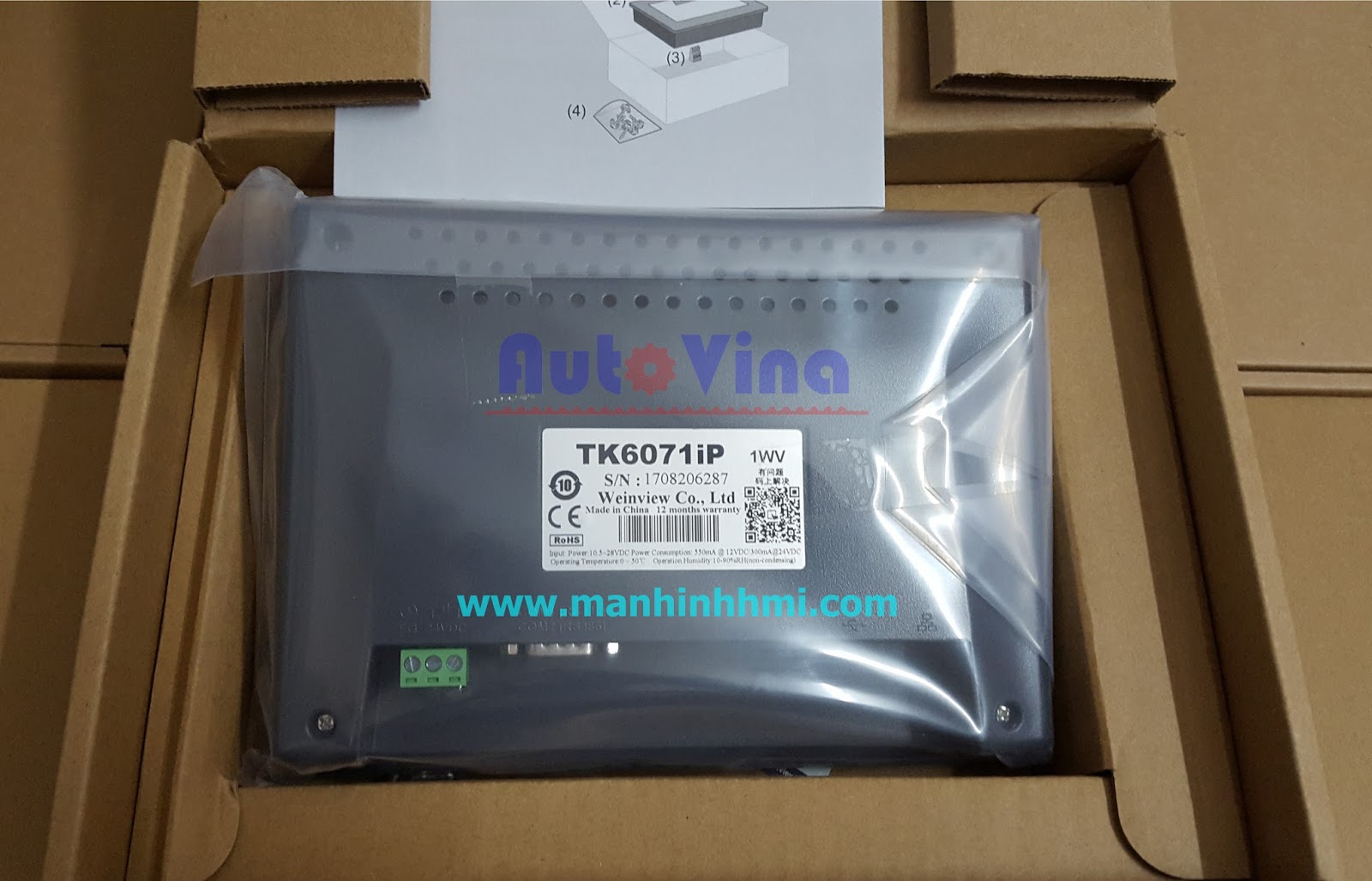 Đại lý bán màn hình cảm ứng TK6071iP hãng Weinview giá rẻ, hàng luôn có sẵn số lượng lớn